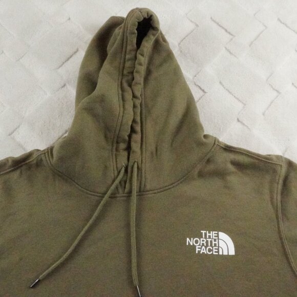 The North Face Hoodie Mens Extra Large Green Pull Over Graphic Print - Picture 4 of 10